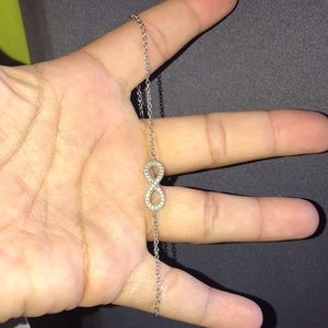 Infinity ankle bracelet